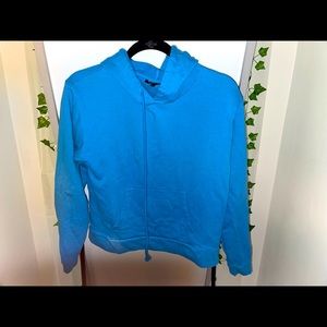 Topshop Blue Hoodie